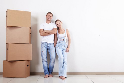 Man and van loading furniture for a local move in Seven Kings