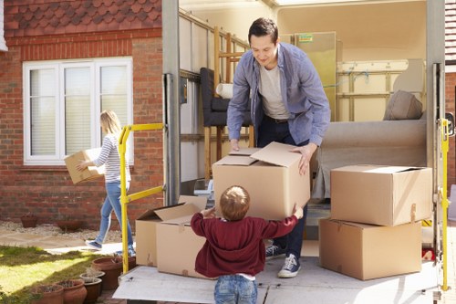 A local man with van service helping with household moving in Seven Kings