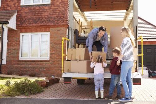 Removal van ready for a home move in Seven Kings