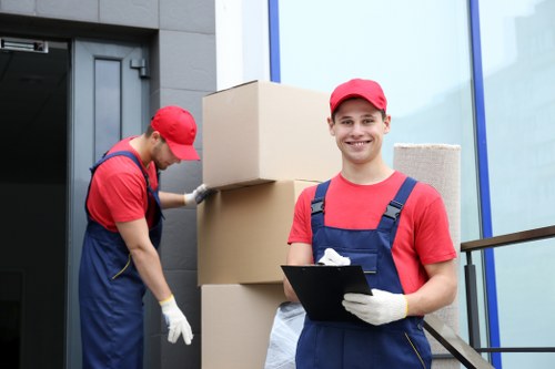 Seven Kings flat move with boxes and careful handling