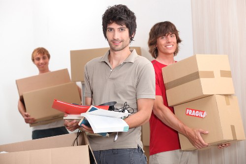 Van loading process with careful safety planning