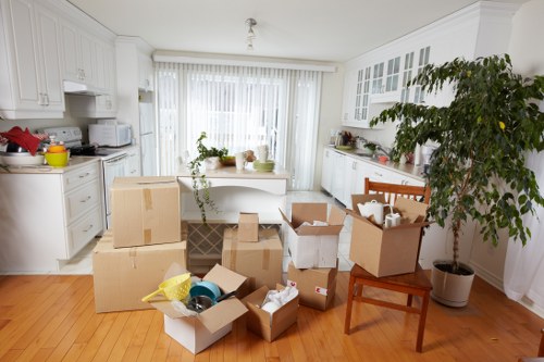 Loading a van for a local move in Seven Kings area