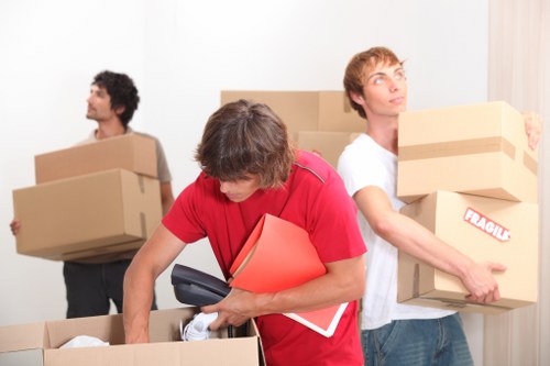 Removal van ready for a local move in Seven Kings