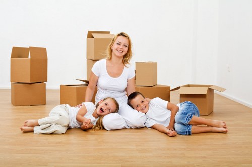 Service agreement paperwork representing UK moving terms