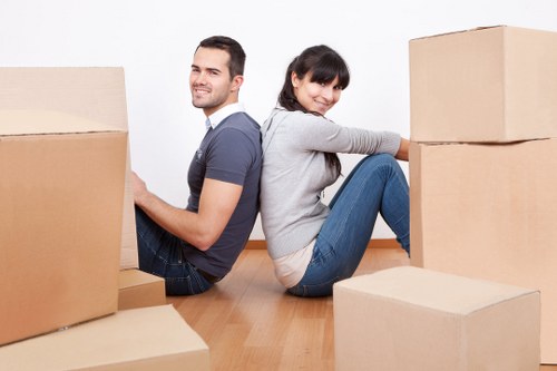 Local moving team handling flats and stairs in Seven Kings